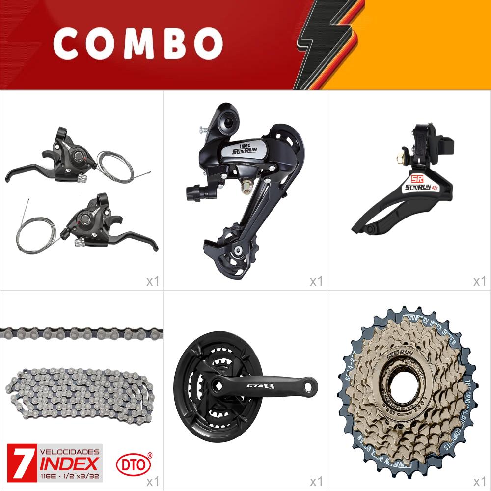  combo 1x kit relação 21v sunrun