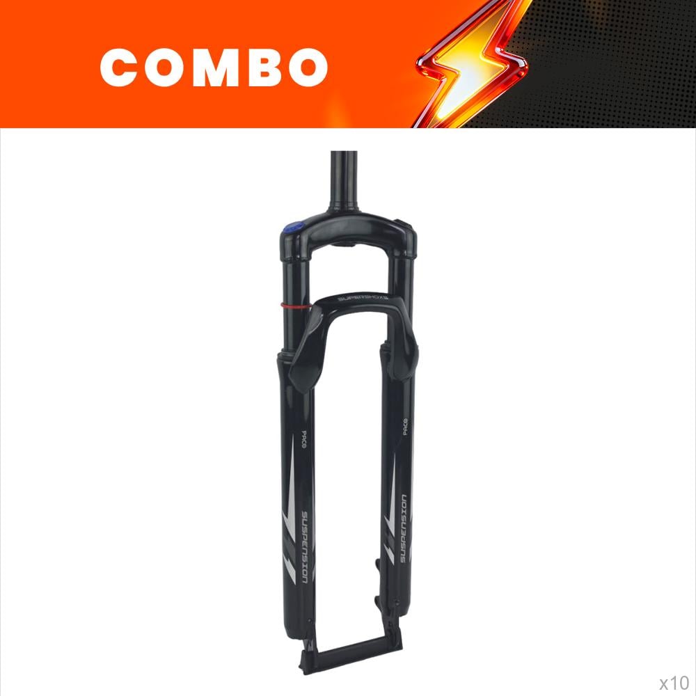                                                                     promocional 10% de desconto - 10x suspensão 29 aço ahead set 28.6mm preta com canelas de 38mm e travel de 80mm paco