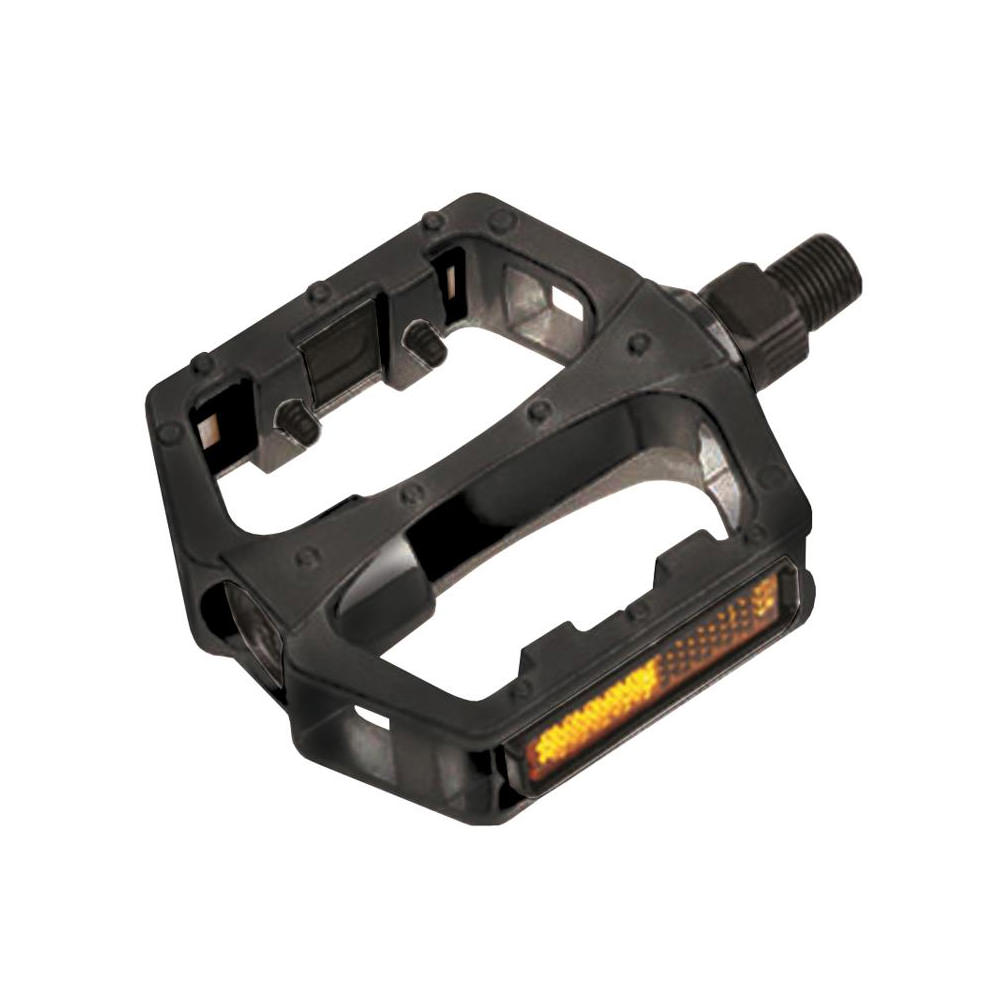 Pedal 9/16 plat alum preto c/esf-97x