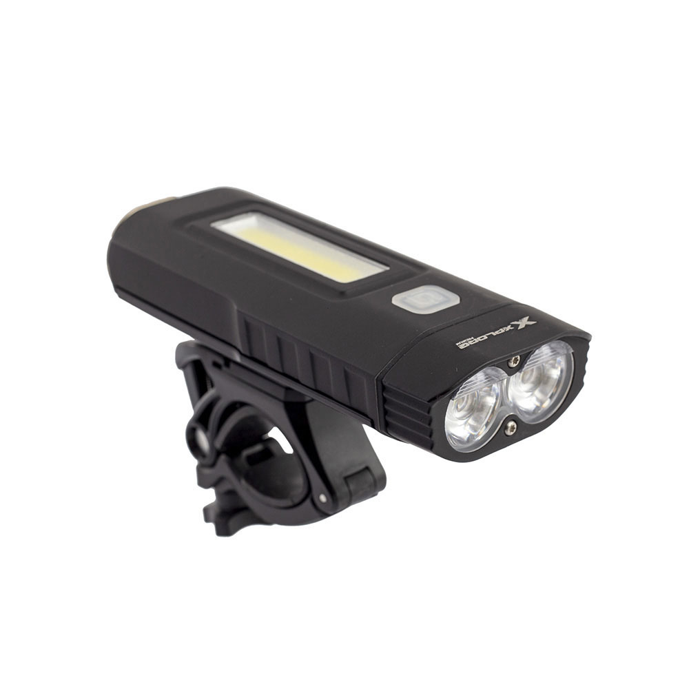 Farol 2x led cree xml2 u2 1000 lumens com cob luz de oficina base imantada com bateria recarregavel usb 2*2200mah