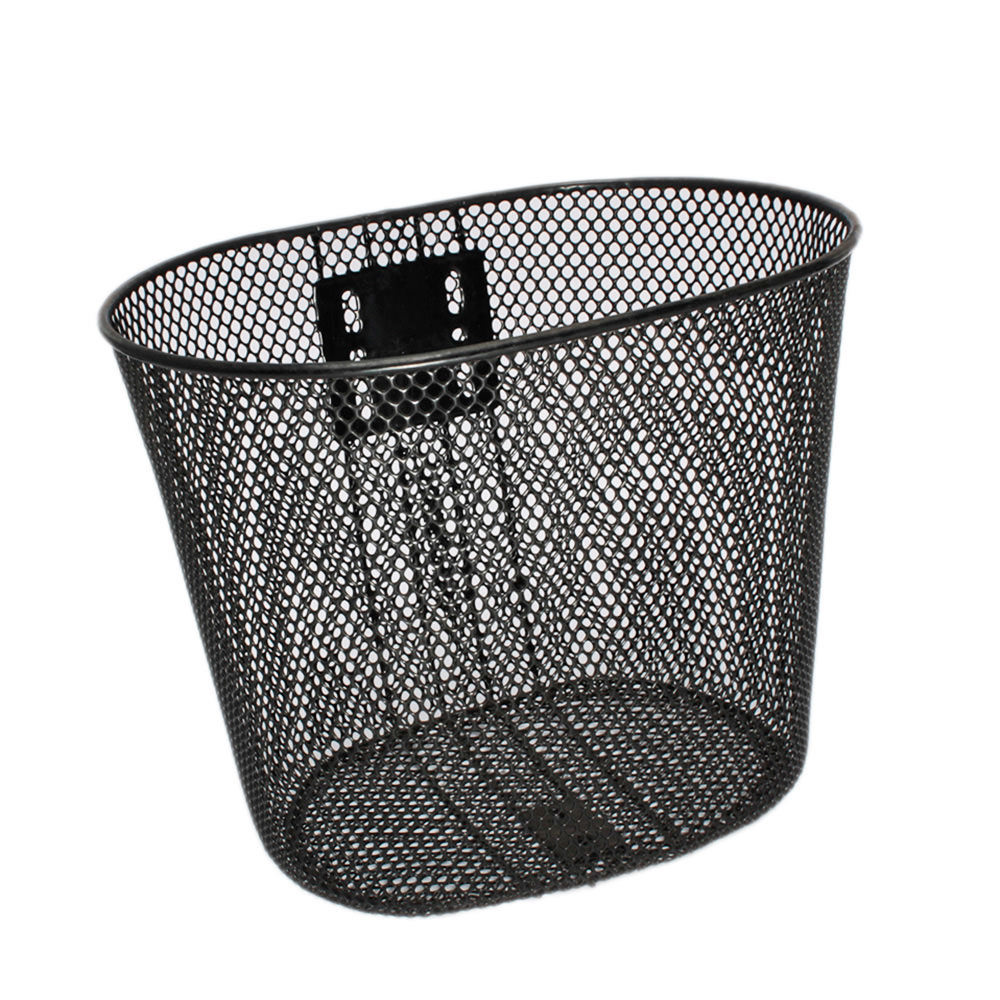 Cestao de aço preto com haste 27x20x21 4mm para bicicleta aro 20