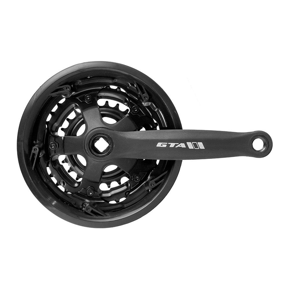 Pedivela triplo 24/34/42 dentes com braço de aço com 170mm 
