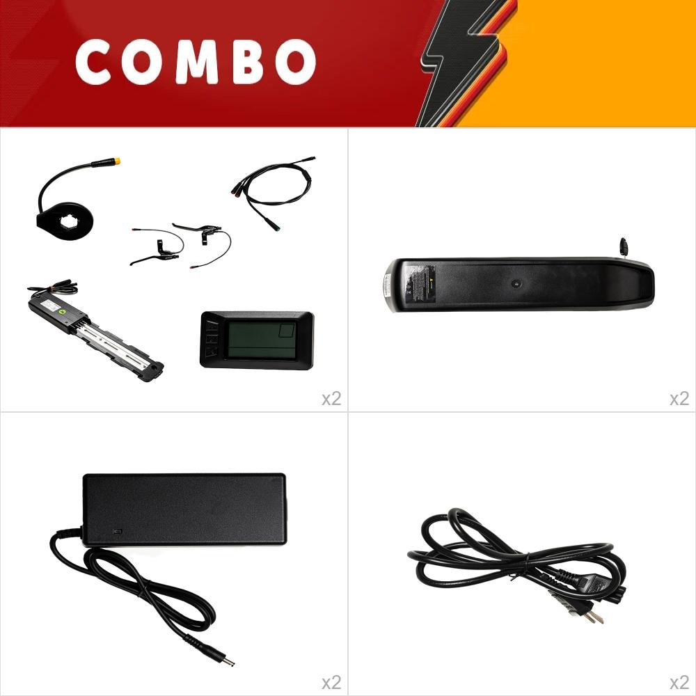                                                     liquidação <b>10%</b> - 2x kit  <b>motor elétrico completo</b> com motor de 250w (pedal assistido)