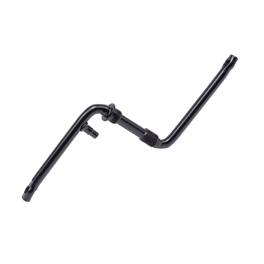 Pedivela monobloco 165mm c/pino 15mm preto