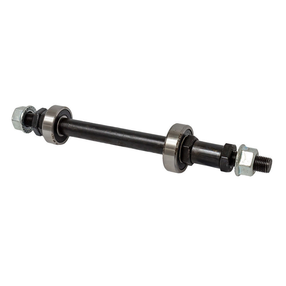 Eixo traseiro 3/8x185mm com rolamento
