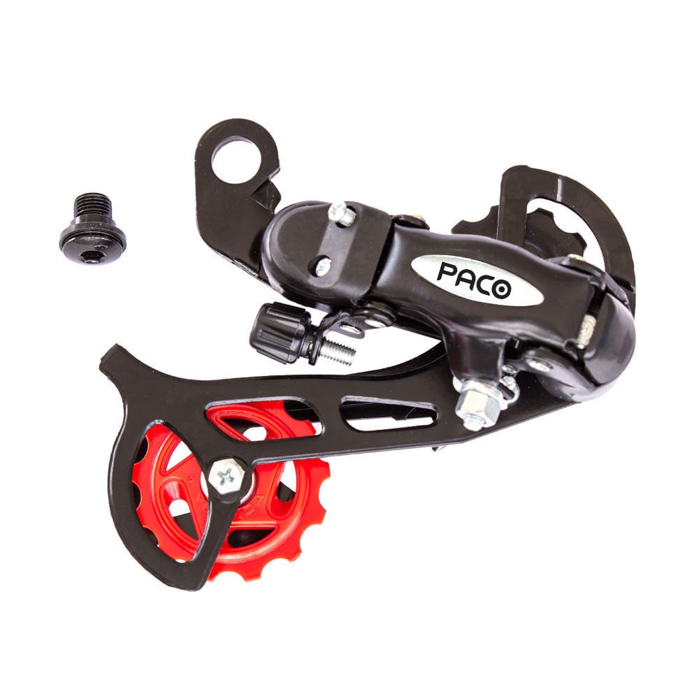 Cambio traseiro 7 velocidades mega range preto 43d com fixação direta quadro