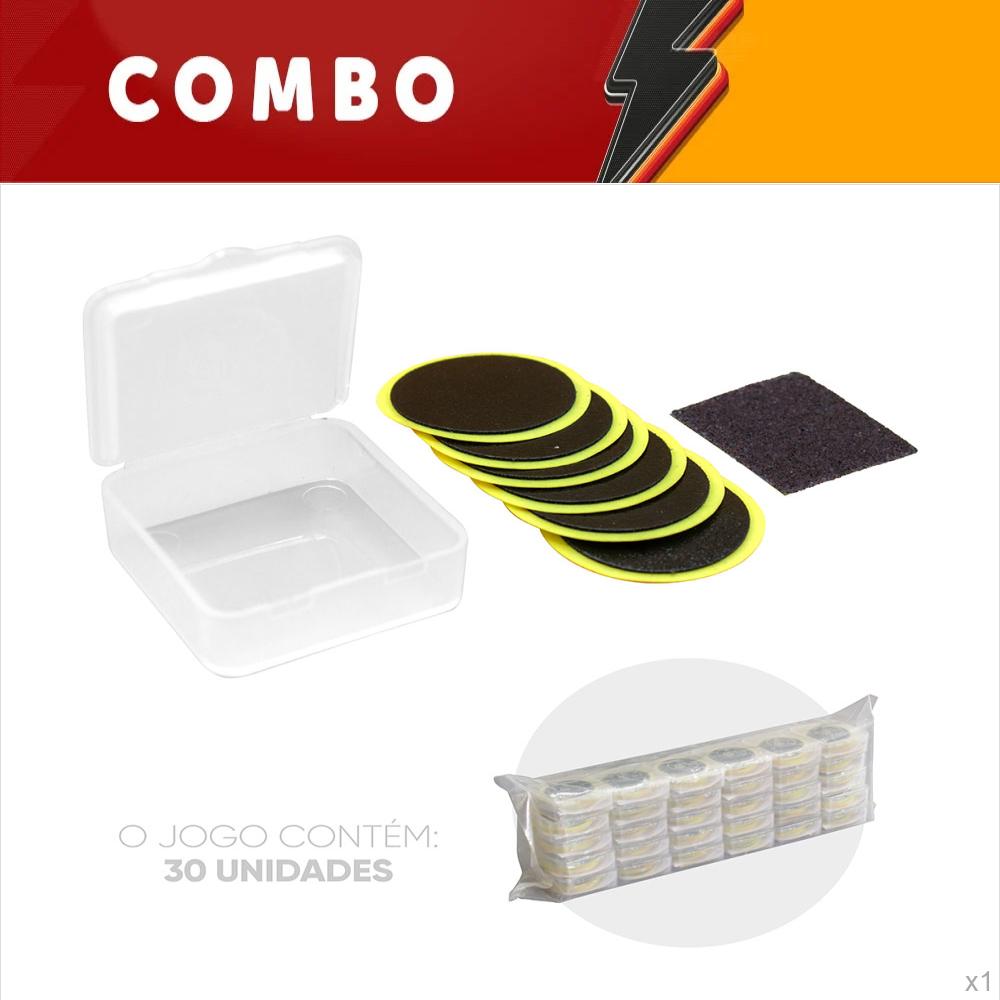   liquidação <b>20%</b> - 1x remendo autocolante (pacote com 30 kits de 6 remendos   1 lixa)