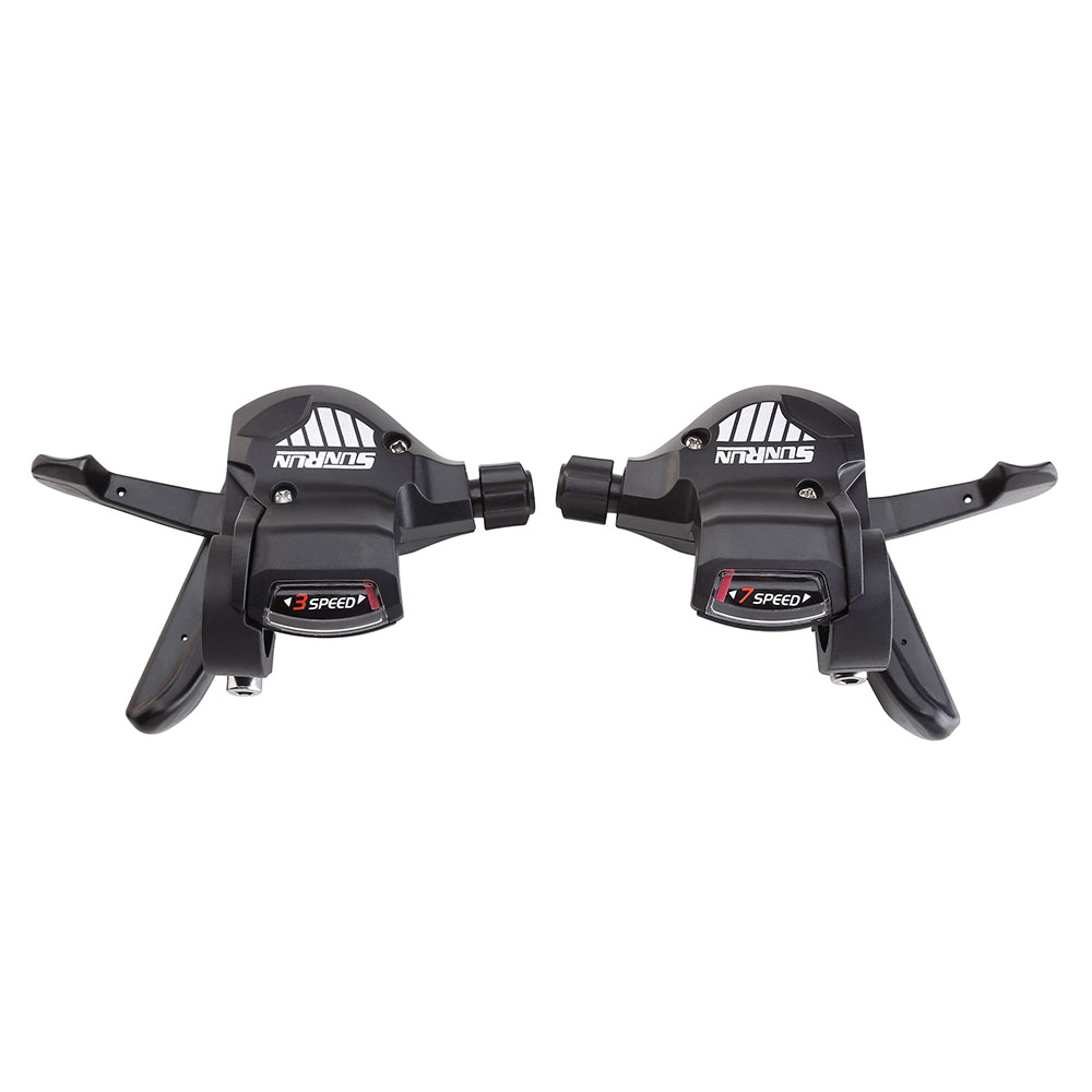 Alavanca de câmbio rapid fire 21v com cabos cor preto