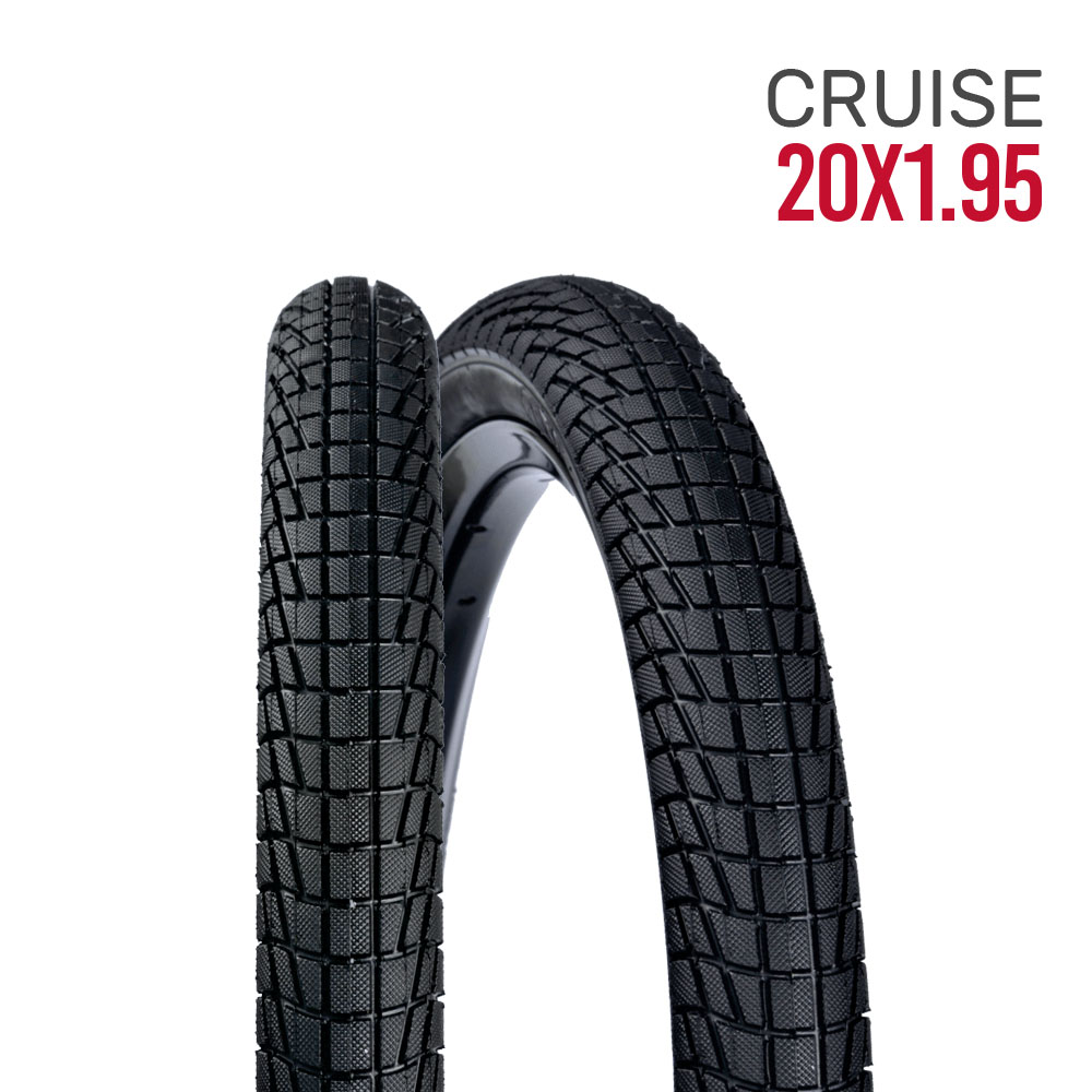 Pneu 20 x 1.95 cruise bmx preto
