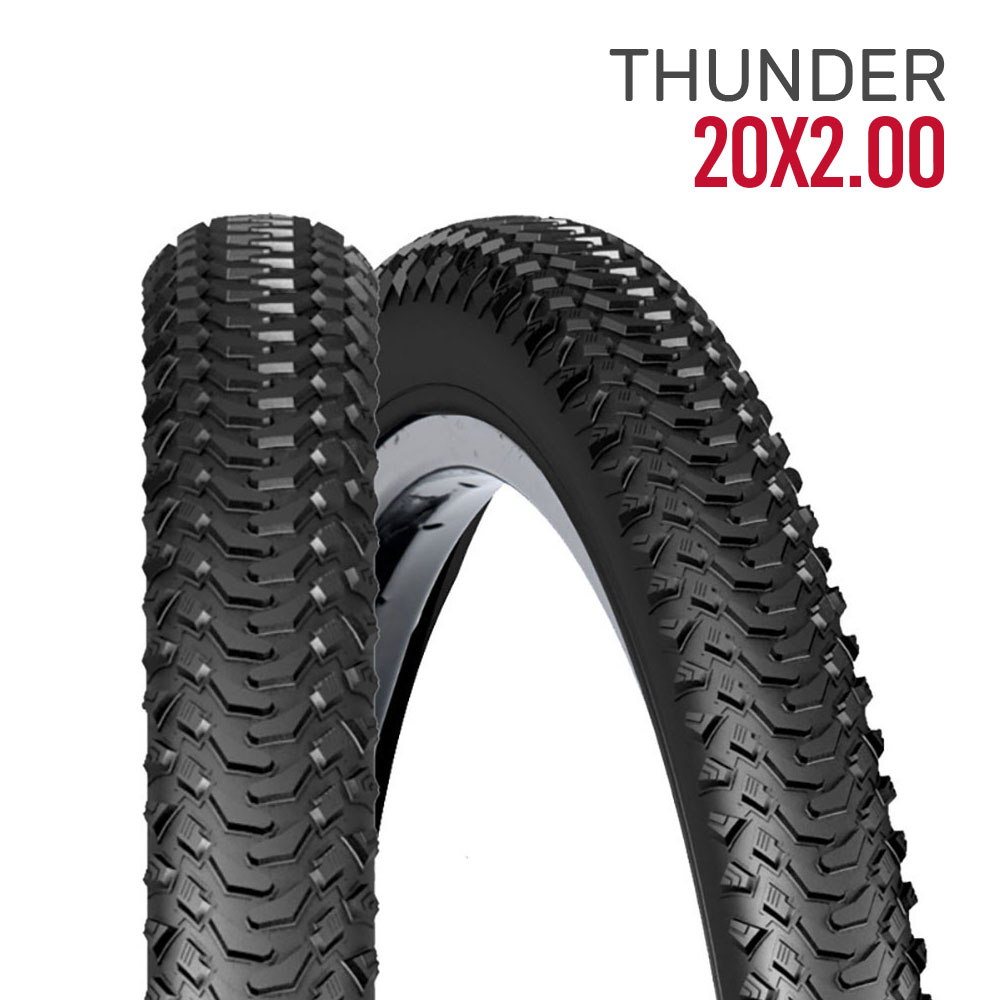 Pneu 20 x 2.00 thunder preto

