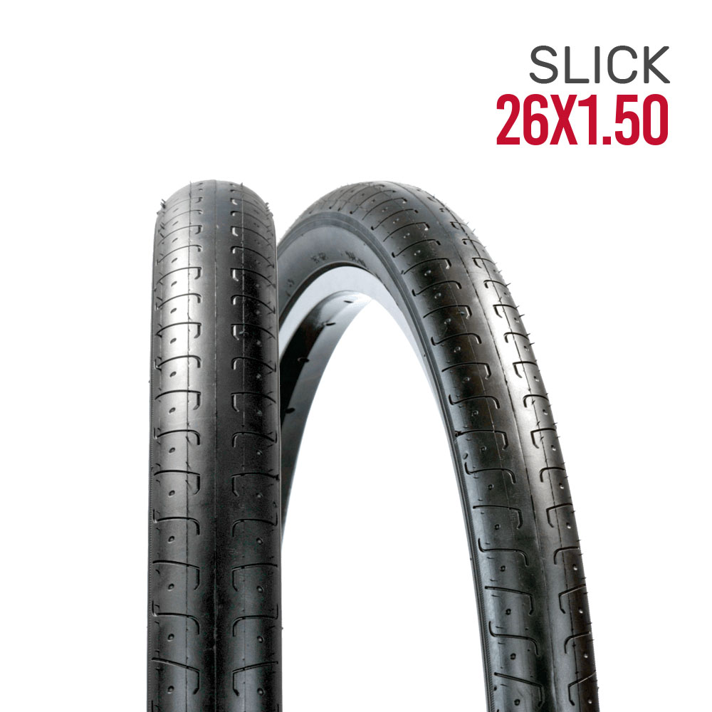 Pneu 26 x 1.50 slick preto
