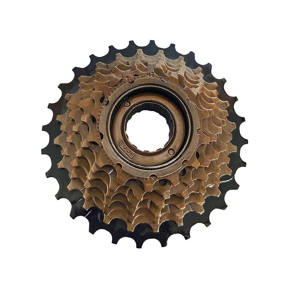Roda livre 7m index 14/28 dentes dourada ultima preta