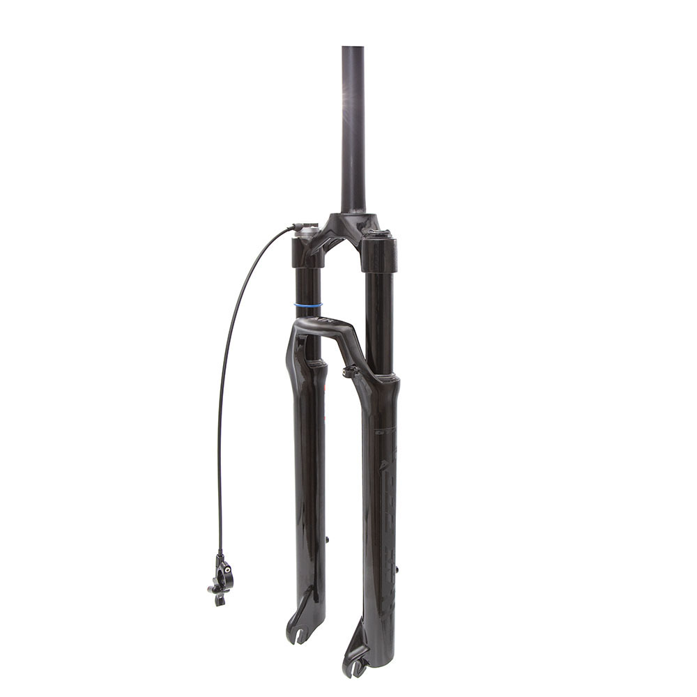 Suspensão 29 rx black ar/óleo com canelas em magnésio 120 mm curso com trava remota