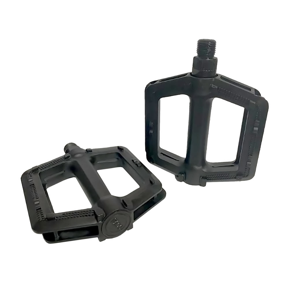 Pedal 9/16 plataforma nylon preto sem esfera