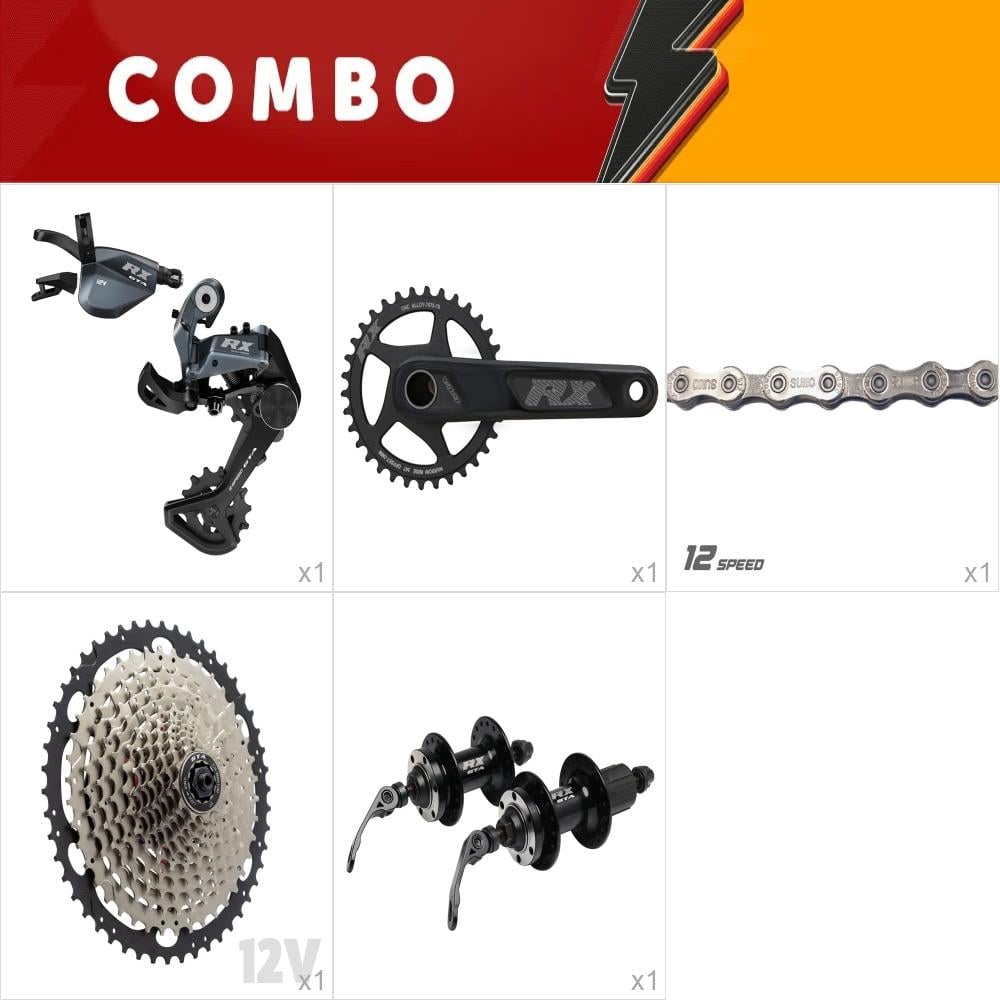 Combo 1x kit relação 12v - rx black - confira itens