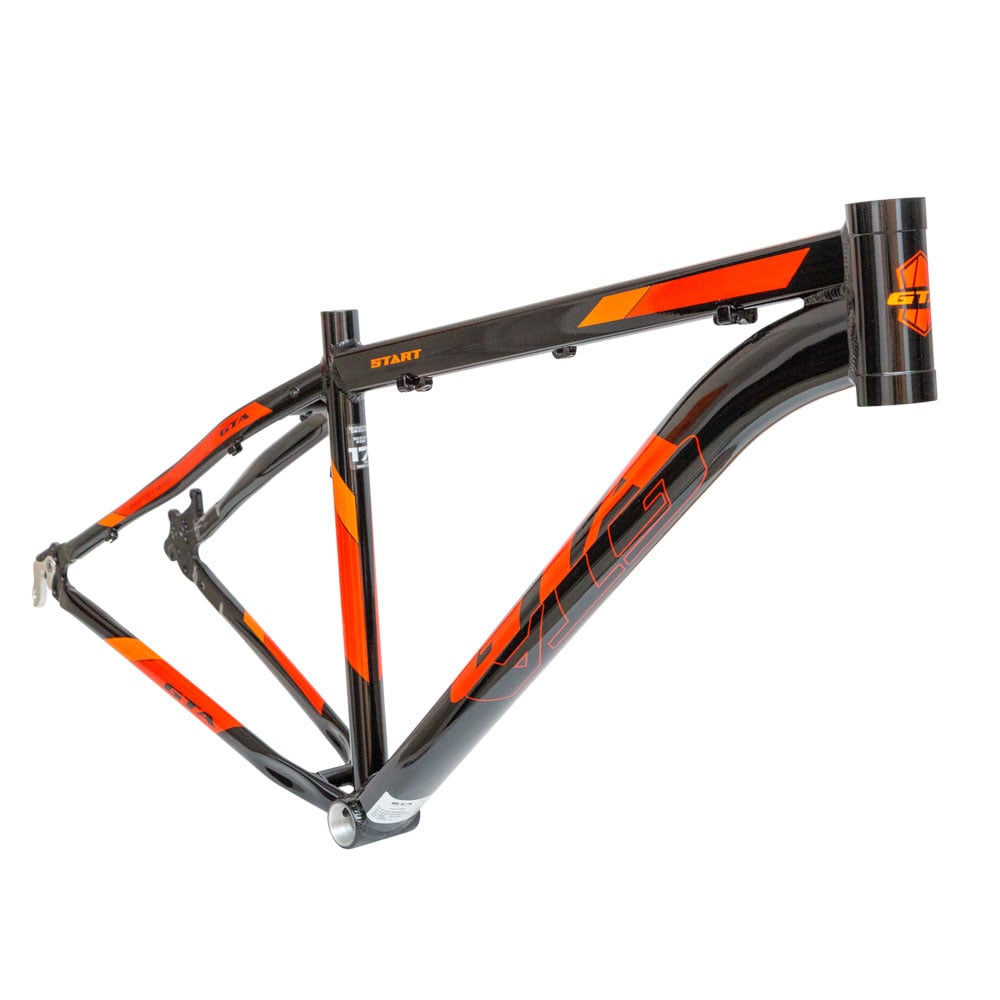 Quadro 29 alumínio gta start tam 21 preto/vermelho  sem kit