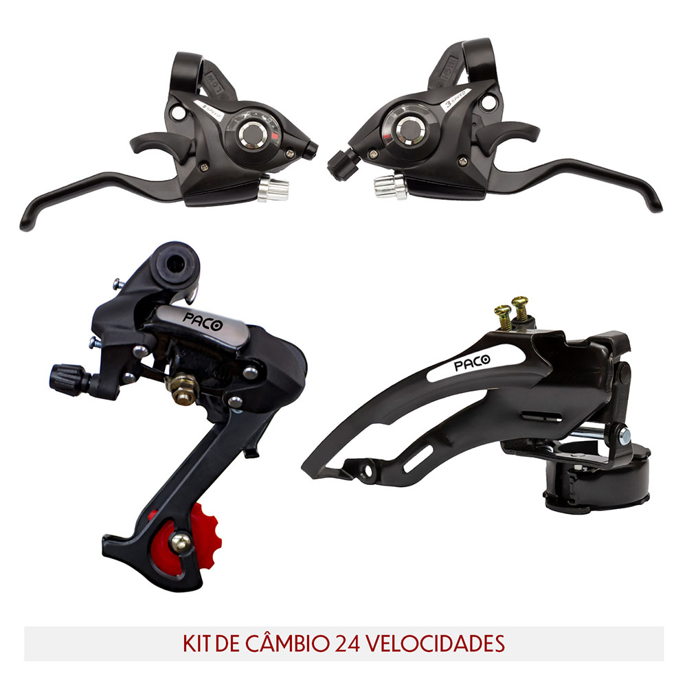 Kit de câmbio 24 velocidades