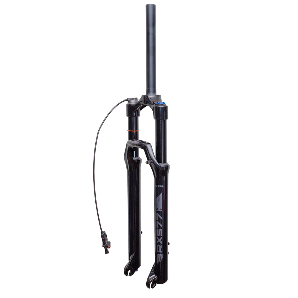 Suspensão 29 rx 577 black ar/óleo com canelas em magnésio 120 mm curso com ajuste de retorno