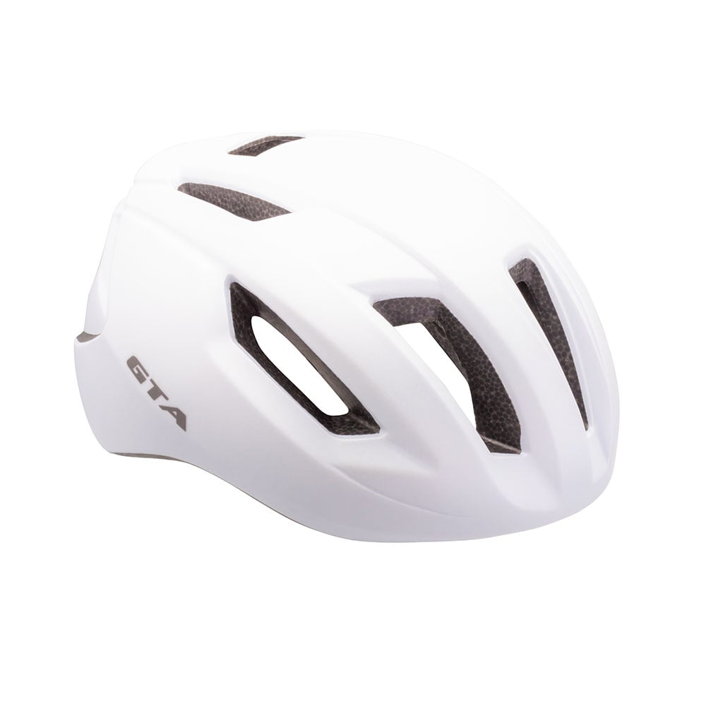 Capacete inmold road rider 54/58 14 furos branco