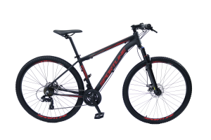 Bicicleta 29 importado 27v freio hidr. c/ trava cassete st11 preto/vermelho 19