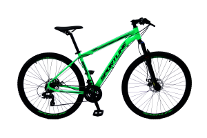 Bicicleta 29 importado 27v freio hidr. c/ trava cassete st11 verde/preto 19