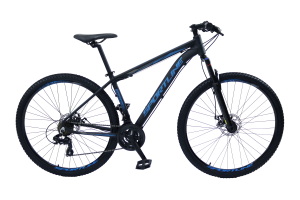 Bicicleta 29 importado 27v freio hidráulico cassete st12 preto/azul 19