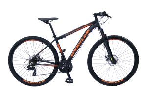 Bicicleta 29 shimano acera 27v freio hidráulico c/ trava cassete st8 preto/laranja 19